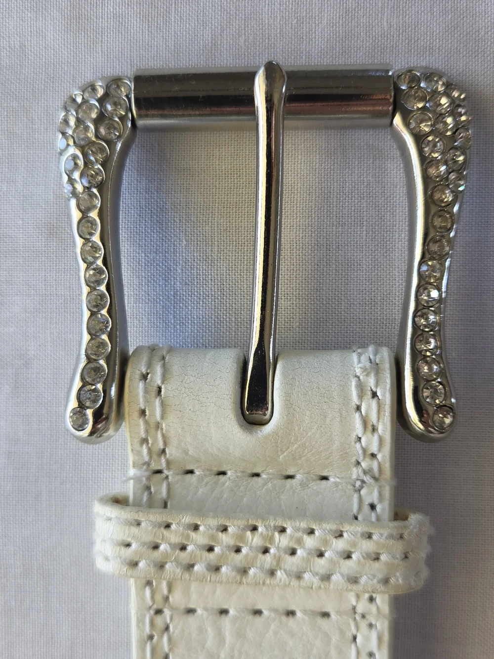 Vintage Guess Belt Leather Belt Y2K McBling Western Glam S